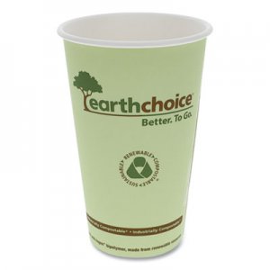 Pactiv PCTDPHC16EC EarthChoice Hot Cups, 16 oz, Green, 1,000/Carton
