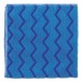 Rubbermaid Commercial RCPQ620BLUCT HYGEN Microfiber Cleaning Cloths, 16 x 16, Blue, 12/Carton
