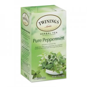 Twinings TWG09179 Tea Bags, Pure Peppermint, 1.76 oz, 25/Box