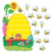 TREND TEPT8077 Busy Bees Job Chart Plus Bulletin Board Set 18 1/4" x 17 1/2"