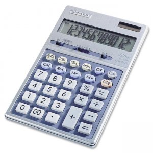 Sharp EL339HB 12 Digit Desktop Handheld Calculator