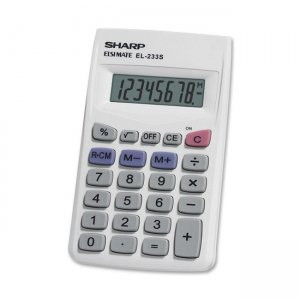 Sharp Electronics EL233SB Pocket Calculator