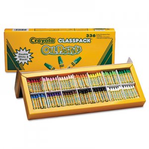 Crayola CYO524629 Oil Pastels,12-Color Set, Assorted, 336/Pack