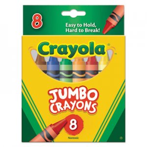 Crayola CYO520389 So Big Crayons, Large Size, 5 x 9/16, 8 Assorted Color Box
