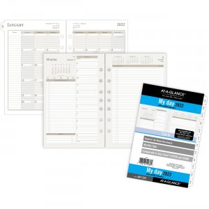 Day Runner 481225 PRO 2PPD Wide Area Planning Pages