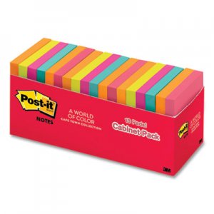 Post-it Pop-up Notes Super Sticky MMM1611323 Pop-up 3 x 3 Note Refill, Cape Town, 100 Sheets/Pad