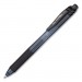 Pentel PEN924586 EnerGel-X Retractable Gel Pen, Medium 0.7 mm, Black Ink/Barrel, 5/Pack