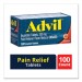 Advil AVL1535908 Ibuprofen Ibuprofen Pain Reliever Tablets, 100/Box