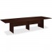 Bush Business Furniture 99TB12048MRK 120L x 48W Boat Top Conference Table - Mocha Cherry