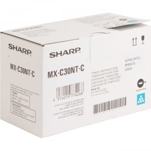 Sharp MXC30NTC Cyan Toner Cartridge