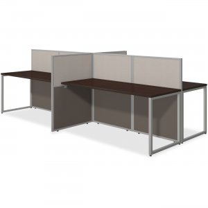 Bush Business Furniture EOD660MR-03K Easy Office 60W 4 Person Straight Desk Open Office