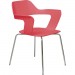 KFI 2500CHRED Julep Poly Chair-Red