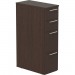 Safco ABSPTLDC Skinny Pedestal, Tall - 3-Drawer