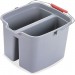 Rubbermaid Commercial 261700GY Double Pail