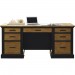 Martin IMTE680 Toulouse Double Pedestal Desk - 6-Drawer