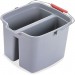 Rubbermaid Commercial 261700GYCT Double Pail