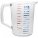 Rubbermaid Commercial 3217CLECT Bouncer 2-quart Measuring Cup