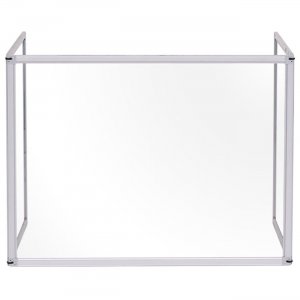 Bi-silque GL07219101 Desktop Divider Glass Barrier