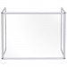 Bi-silque GL07219101 Desktop Divider Glass Barrier