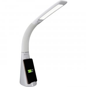 OttLite SCNQC00S Purify LED Desk Lamp with Wireless Charging and Sanitizing