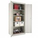 Alera CM7824LG Assembled Welded Storage Cabinet, 36w x 24d x 78h, Light Gray