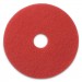 Americo AMF404420 Buffing Pads, 20" Diameter, Red, 5/CT