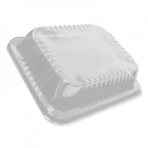 Durable Packaging DPKP4200100 Dome Lids for 12.63 x 10.5 Oblong Containers, 2.5" Half Size Steam Table Pan