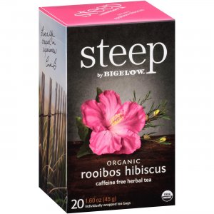 Bigelow 17713 Rooibos Hibiscus Herbal Tea