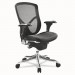 Alera ALEEQA42ME10A EQ Series Ergonomic Multifunction Mid-Back Mesh Chair, Aluminum Base