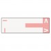 Smead SMD67160 AlphaZ Color-Coded First Letter Combo Alpha Labels, I/V, 1.16 x 3.63, Pink/White, 5