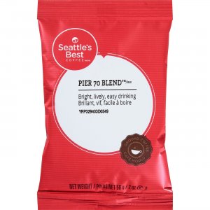 Seattle's Best Coffee 12420869 Pier 70 Blend Ground Coffee Pouch