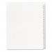 Avery AVE01703 Allstate-Style Legal Exhibit Side Tab Dividers, 25-Tab, 51-75, Letter, White