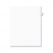 Avery AVE01404 Avery-Style Legal Exhibit Side Tab Dividers, 1-Tab, Title D, Ltr, White, 25/PK