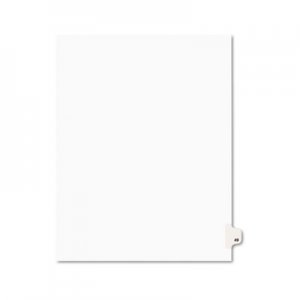 Avery AVE01049 Avery-Style Legal Exhibit Side Tab Divider, Title: 49, Letter, White, 25/Pack