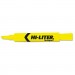 Avery AVE07742 HI-LITER Desk-Style Highlighter, Chisel Tip, Yellow Ink, Dozen