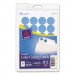 Avery 05461 Printable Removable Color-Coding Labels, 3/4" dia, Light Blue, 1008/Pack