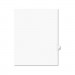 Avery AVE01419 Preprinted Legal Exhibit Side Tab Index Dividers, Avery Style, 26-Tab, S, 11 x 8.5, White, 25