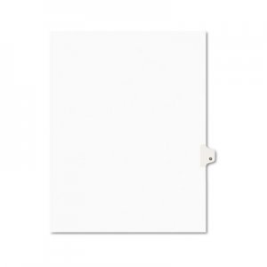 Avery AVE01417 Preprinted Legal Exhibit Side Tab Index Dividers, Avery Style, 26-Tab, Q, 11 x 8.5, White, 25