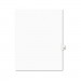 Avery AVE01417 Preprinted Legal Exhibit Side Tab Index Dividers, Avery Style, 26-Tab, Q, 11 x 8.5, White, 25