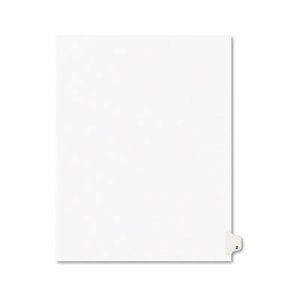 Avery AVE01426 Preprinted Legal Exhibit Side Tab Index Dividers, Avery Style, 26-Tab, Z, 11 x 8.5, White, 25