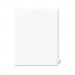 Avery AVE01426 Preprinted Legal Exhibit Side Tab Index Dividers, Avery Style, 26-Tab, Z, 11 x 8.5, White, 25