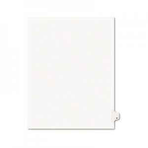 Avery AVE01425 Preprinted Legal Exhibit Side Tab Index Dividers, Avery Style, 26-Tab, Y, 11 x 8.5, White, 25