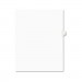 Avery AVE01410 Avery-Style Legal Exhibit Side Tab Dividers, 1-Tab, Title J, Ltr, White, 25/PK