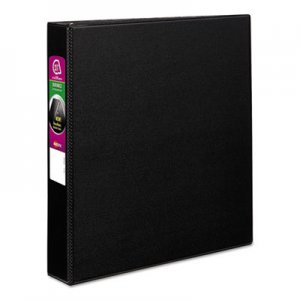 Avery AVE27350 Durable Non-View Binder with DuraHinge and Slant Rings, 3 Rings, 1.5" Capacity, 11 x 8.5