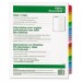 Office Essentials 11681 Table 'n Tabs Dividers, 31-Tab, Letter