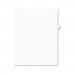 Avery AVE11918 Avery-Style Legal Exhibit Side Tab Divider, Title: 8, Letter, White, 25/Pack