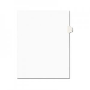 Avery AVE11917 Avery-Style Legal Exhibit Side Tab Divider, Title: 7, Letter, White, 25/Pack