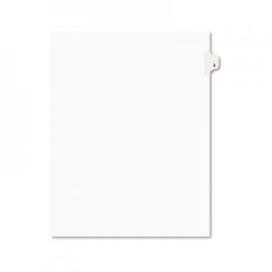 Avery AVE11913 Avery-Style Legal Exhibit Side Tab Divider, Title: 3, Letter, White, 25/Pack