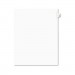 Avery AVE11912 Avery-Style Legal Exhibit Side Tab Divider, Title: 2, Letter, White, 25/Pack