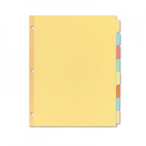 Avery 11509 Write-On Plain-Tab Dividers, 8-Tab, Letter, 24 Sets